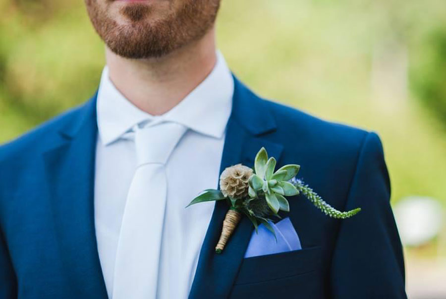 huntington valley mens boutonniere flowers